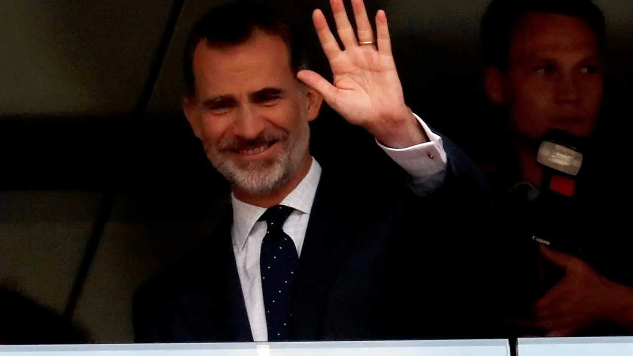 Felipe VI presenciar&aacute; el partido de Espa&ntilde;a contra Italia correspondiente a la segunda jornada de la fase de grupos en foto de archivo de SERGEI CHIRIKOV. EFE/EPA/