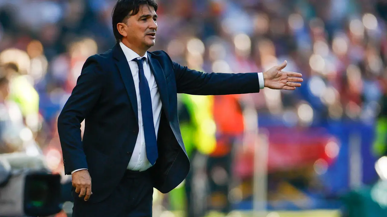 El seleccionador croata, Zlatko Dalic. EFE/Alberto Est&eacute;vez