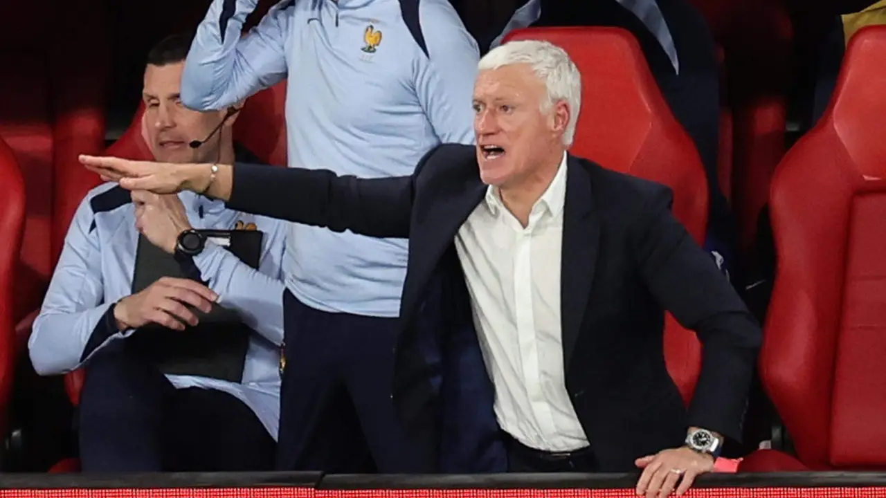 Didier Deschamps, el seleccionador de Francia. EFE/EPA/MOHAMED MESSARA