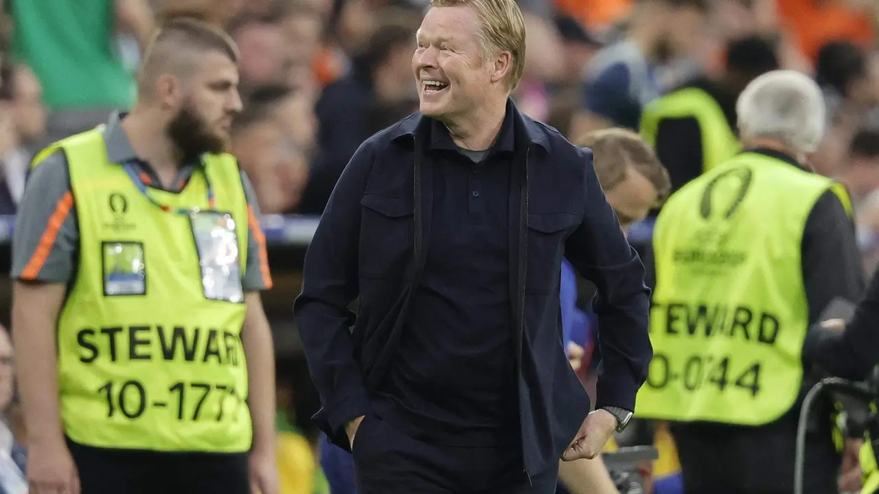 Ronald Koeman, seleccionador de Pa&iacute;ses Bajos en M&uacute;nich, Alemania. EFE/EPA/RONALD WITTEK