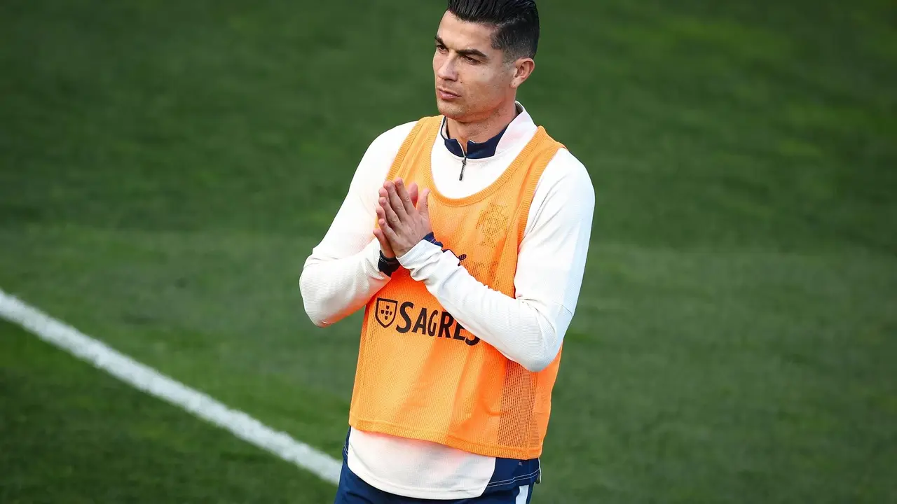 Fotograf&iacute;a de Rodrigo Antunes, en la que puede verse en una imagen de archivo del 18 de marzo de 2025 al futbolista portugu&eacute;s Cristiano Ronaldo. EFE